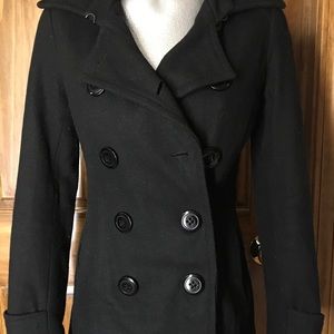 Black 'Navy look' Pea coat
